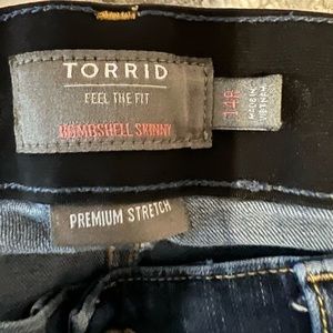 Torrid bombshell skinny jeans